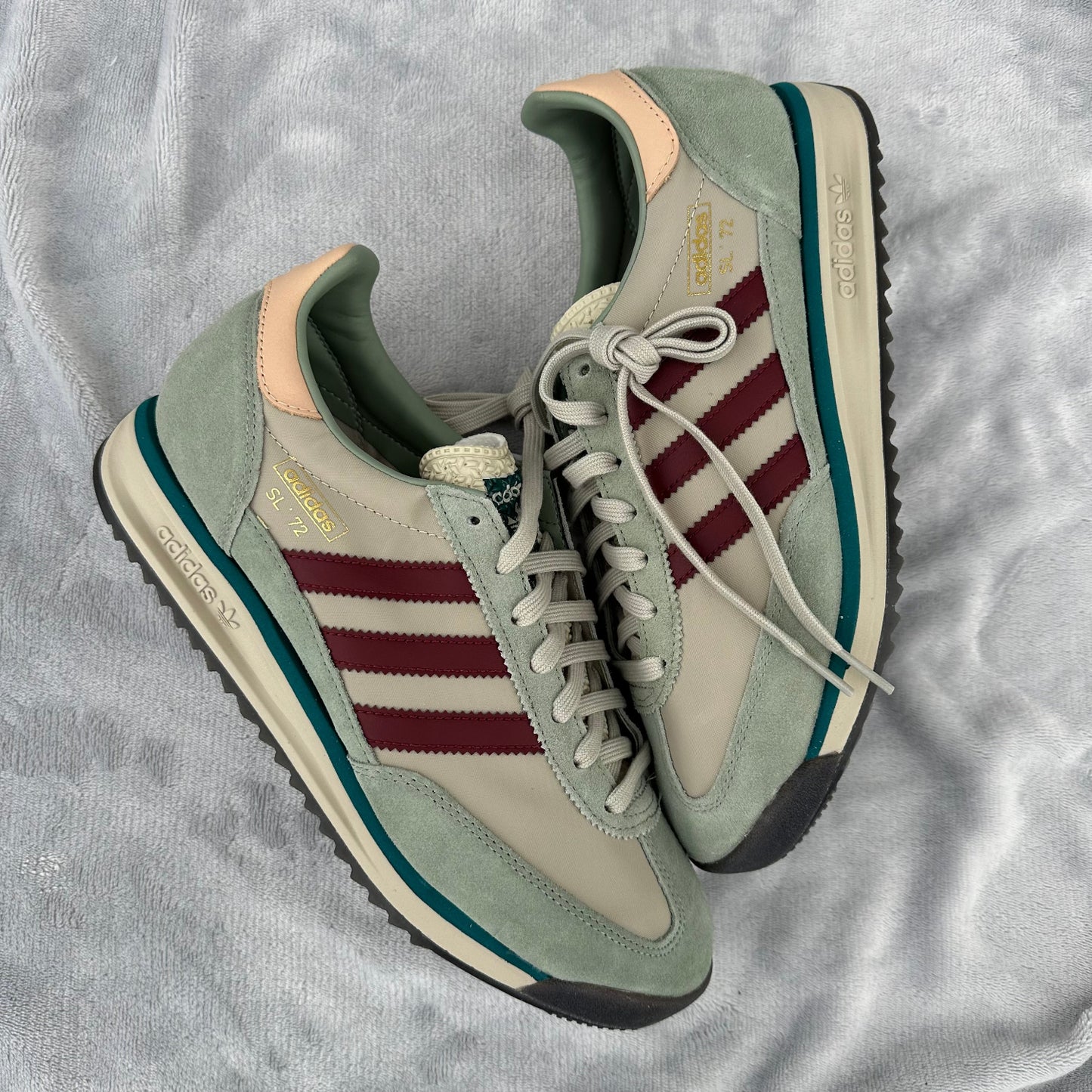 Adidas Sl72 Verde Maro Rosu