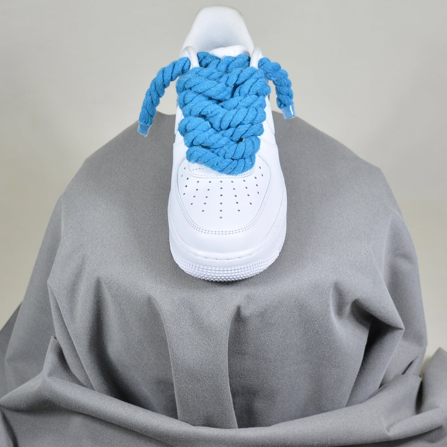 Pantofi Sport Nike Air Force 1 Low Rope Laces Albastru Deschis Sky-blue