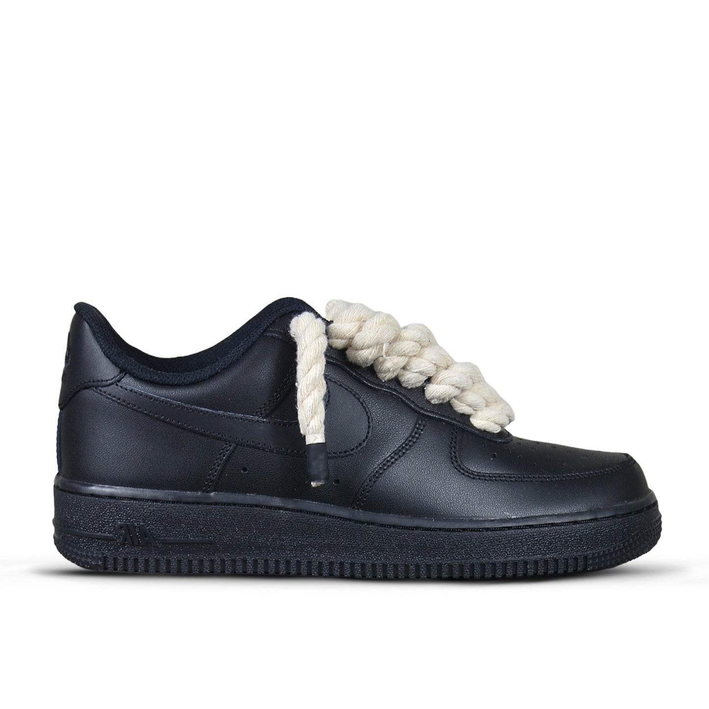 Air Force 1 Low Custom Rope Laces Black