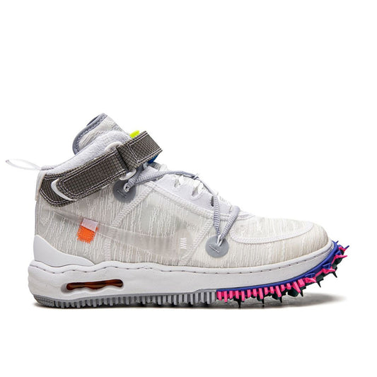 Air Force 1 mid x Off White White Alb