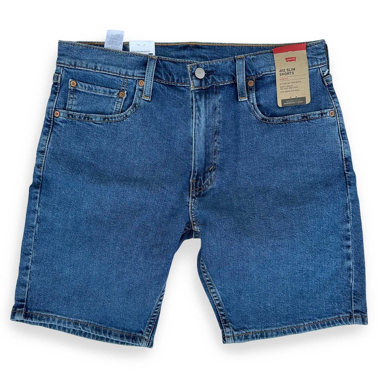Blugi scurti Levis Albastru
