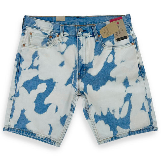 Blugi scurti Levis Albastru Cow Print