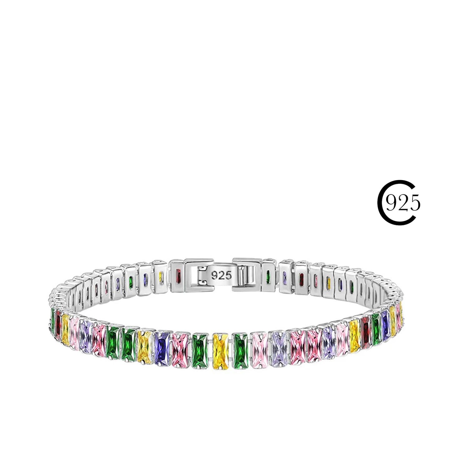 Bratara Tennis 925 Multicolor