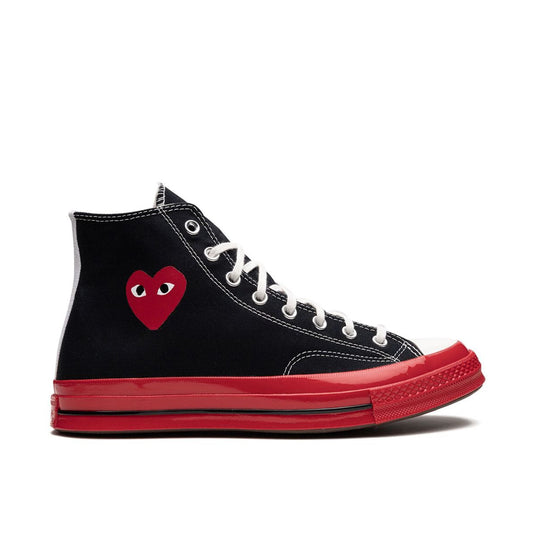 Converse Commes Des Garcons Negru Rosu