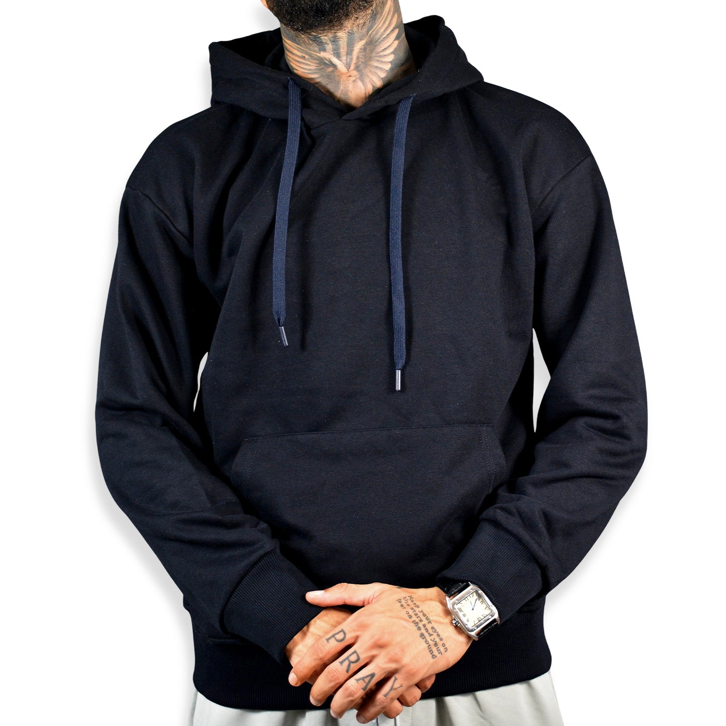 Hanorac Negru Bumbac