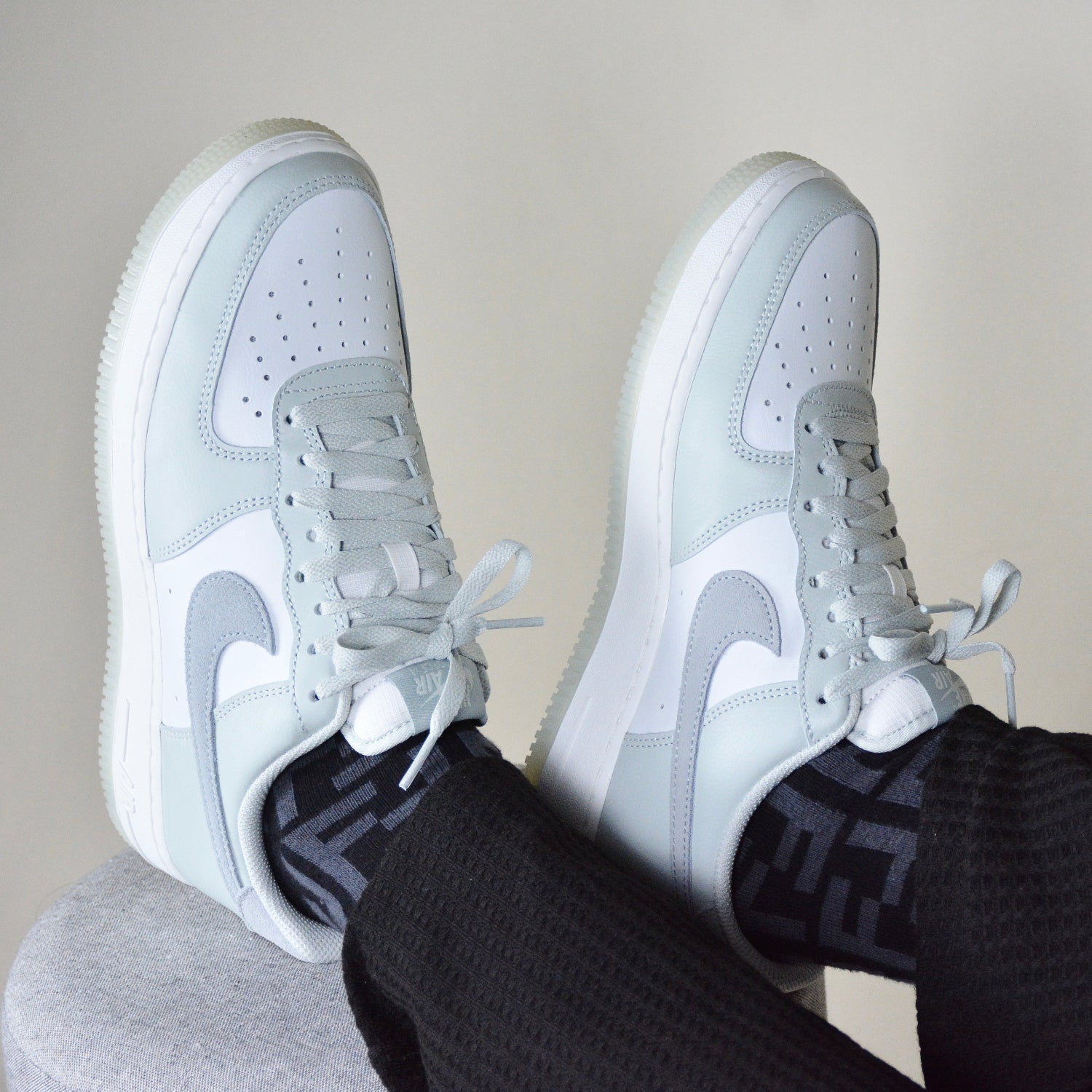 Nike Air Force 1 Low Gri Light Silver