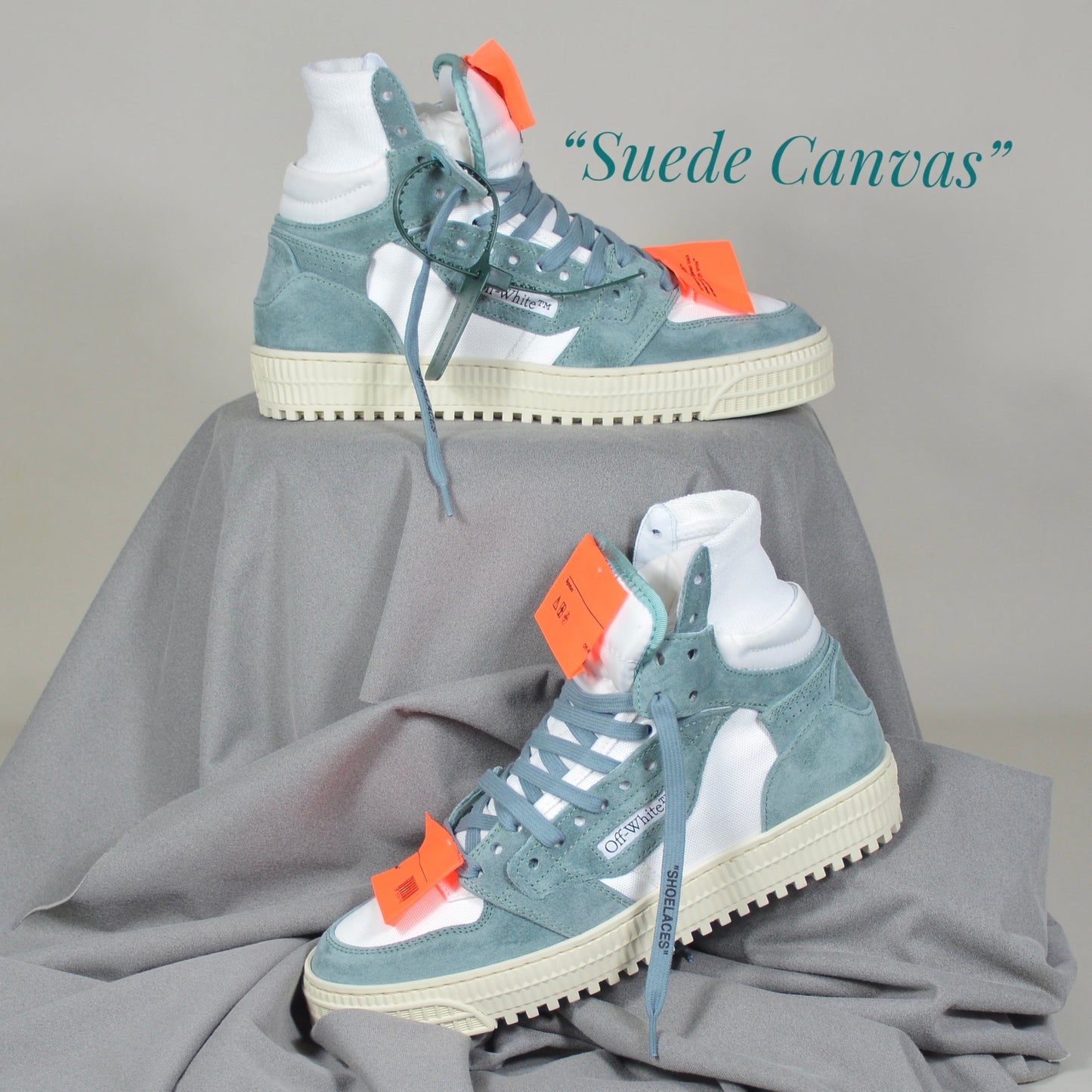 Off Court Suede Canvas Royal Green