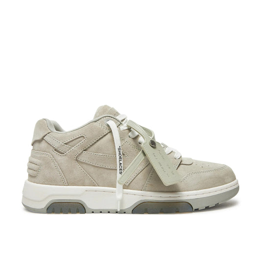 Off White Out Of Office Low Grey Suede