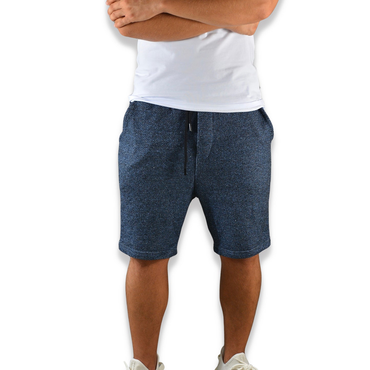 Bermude Albastru Bumbac