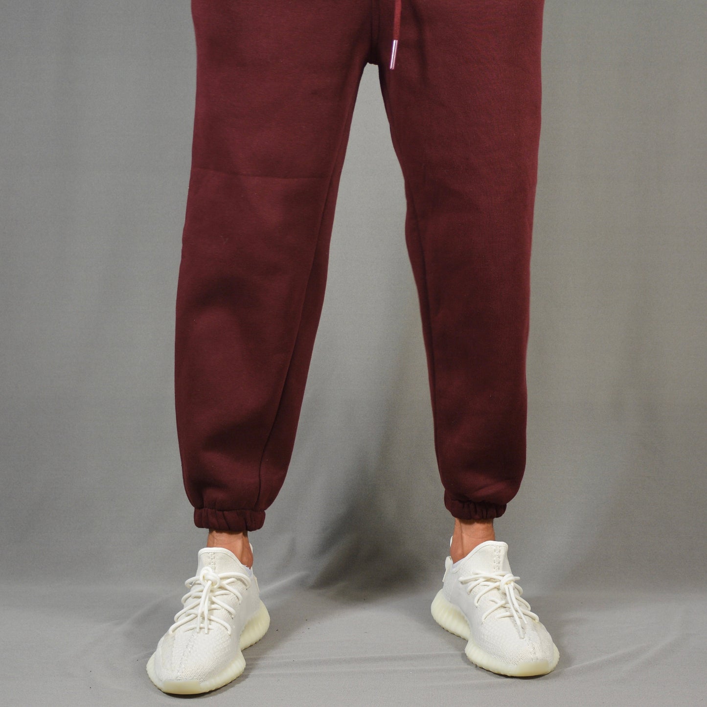 Pantaloni Casual Burgundy Red-Wine