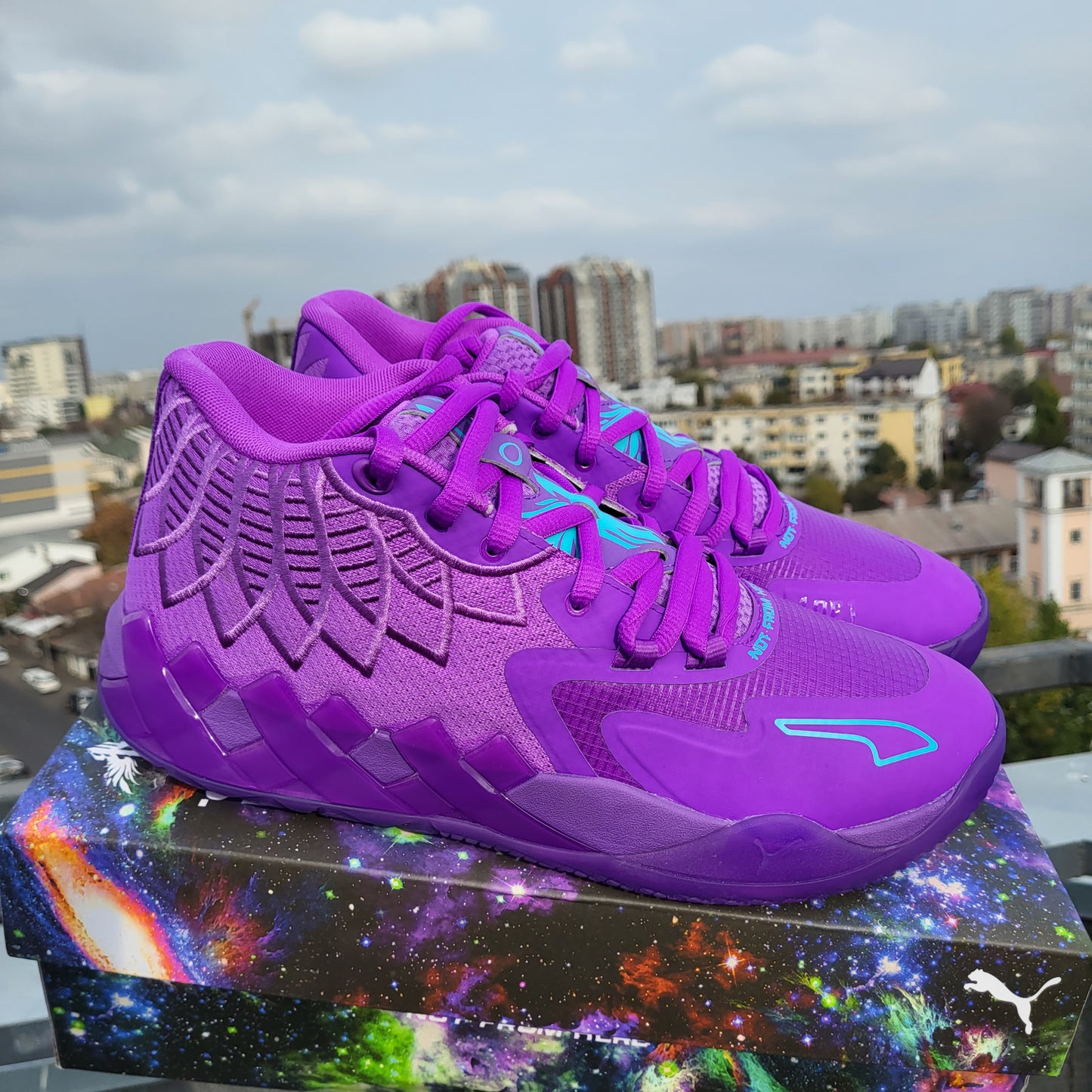 Puma La Melo Ball Blue Atoll Basket