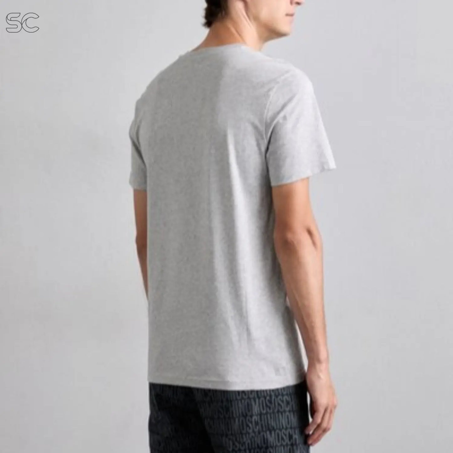 Tricou Moschino Couture Gri Fantasia Grigio