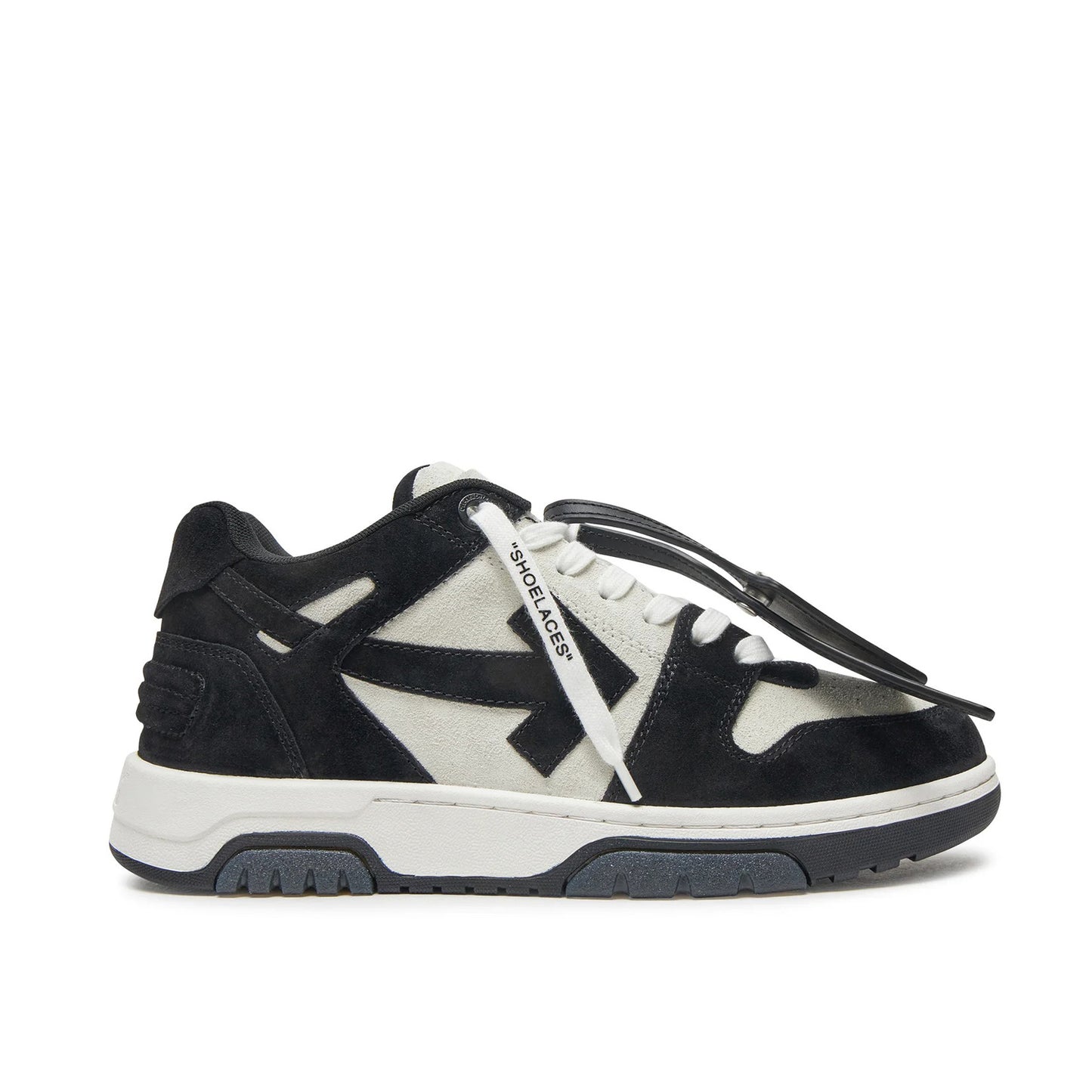 Pantofi Off-White Out Of Office Low Cow Black Suede