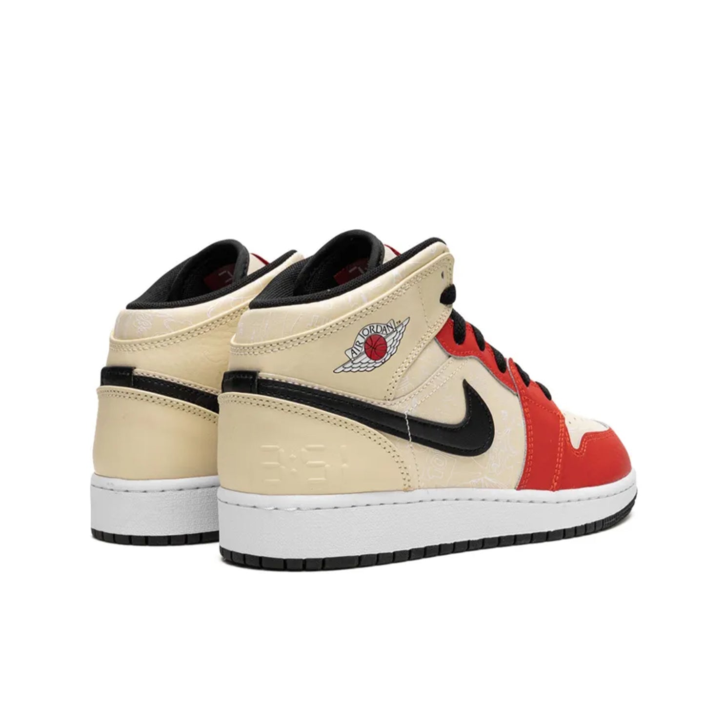 Pantofi Sport Air Jordan 1 Mid Dunk Contest Bej