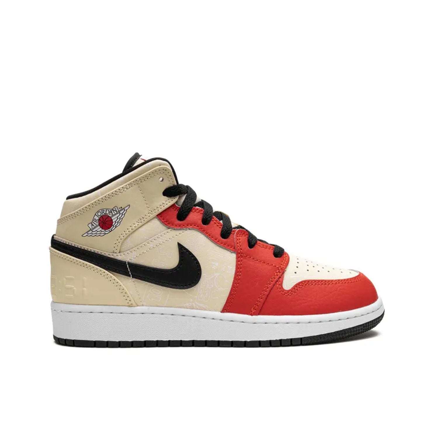 Pantofi Sport Air Jordan 1 Mid Dunk Contest Bej