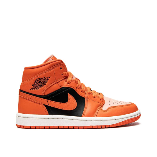 Pantofi Sport Air Jordan 1 Mid Orange Rush