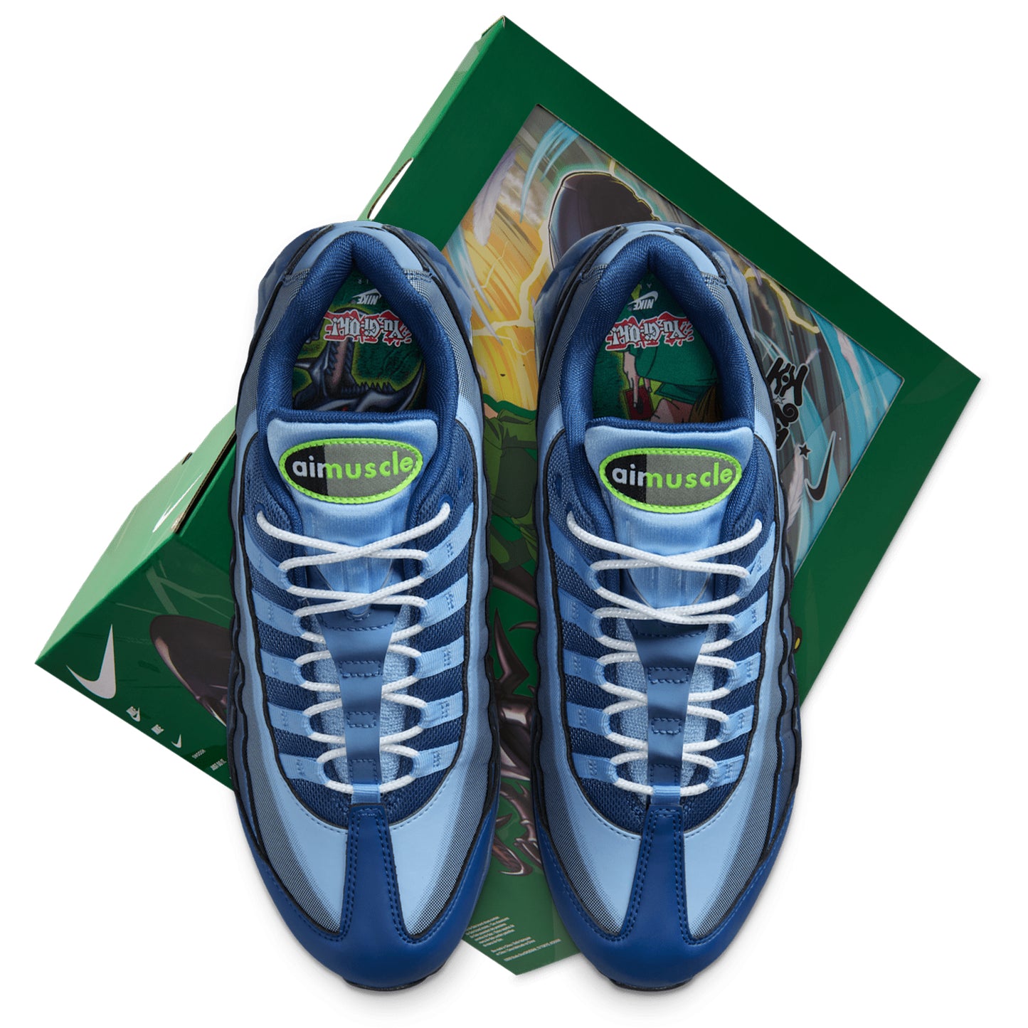 Pantofi Sport Nike Air Max Naruto Muscle 95 Yu-Gi-Oh! Joey with Promo Card II7404-400