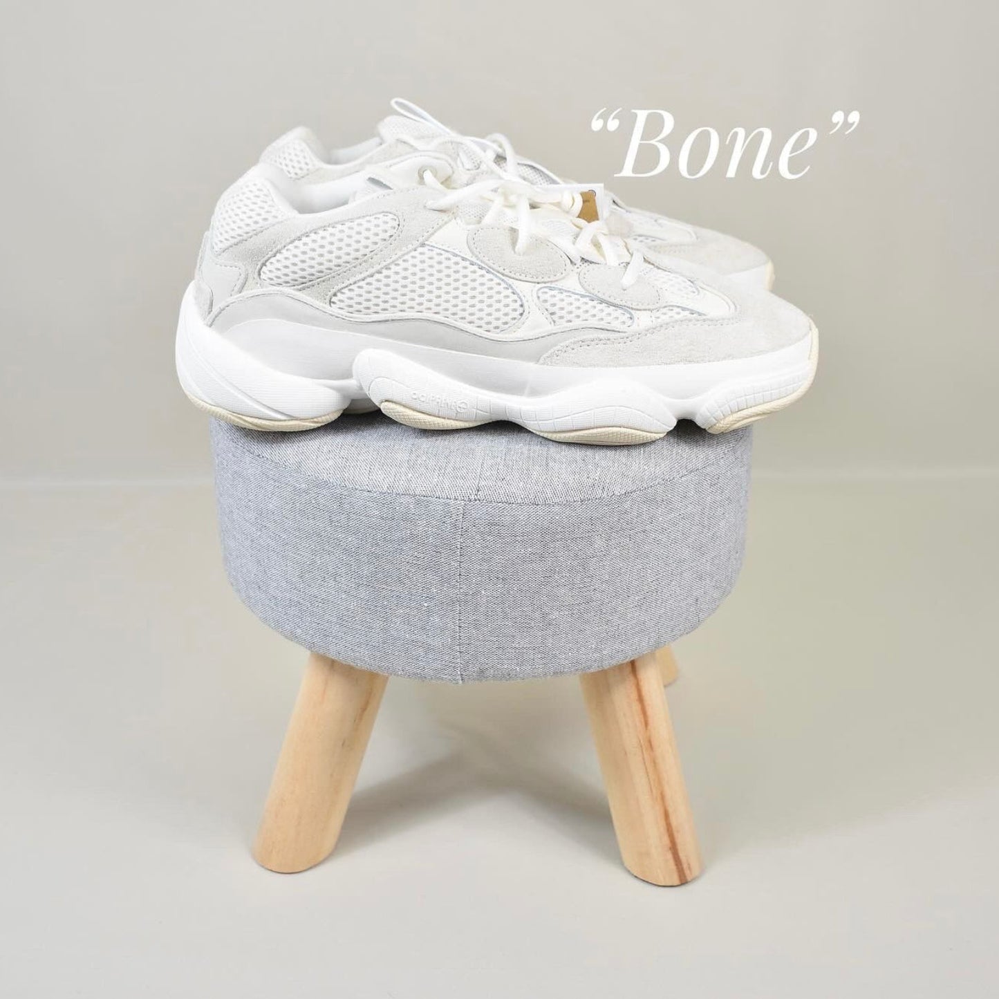 Pantofi Sport Yeezy Boost 500 Bone White Alb