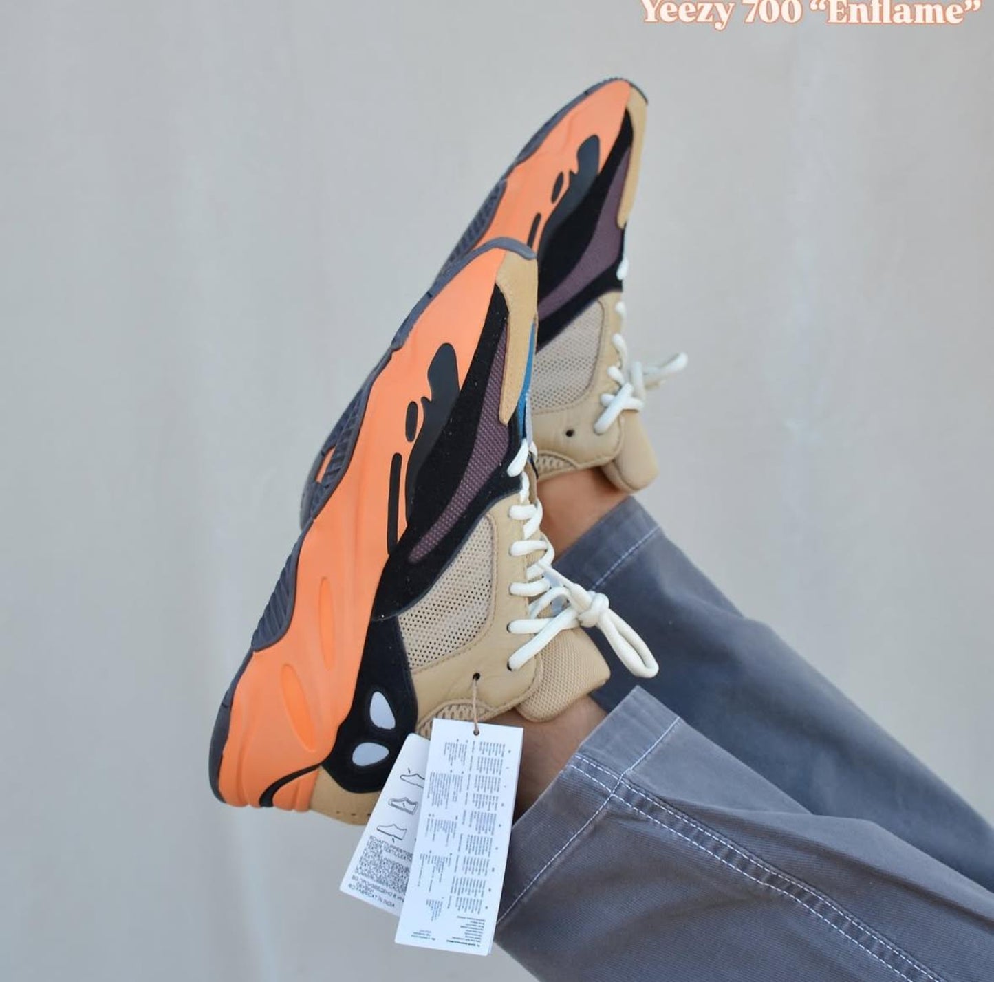 Pantofi Sport Yeezy Boost 700 Enflame Amber Orange