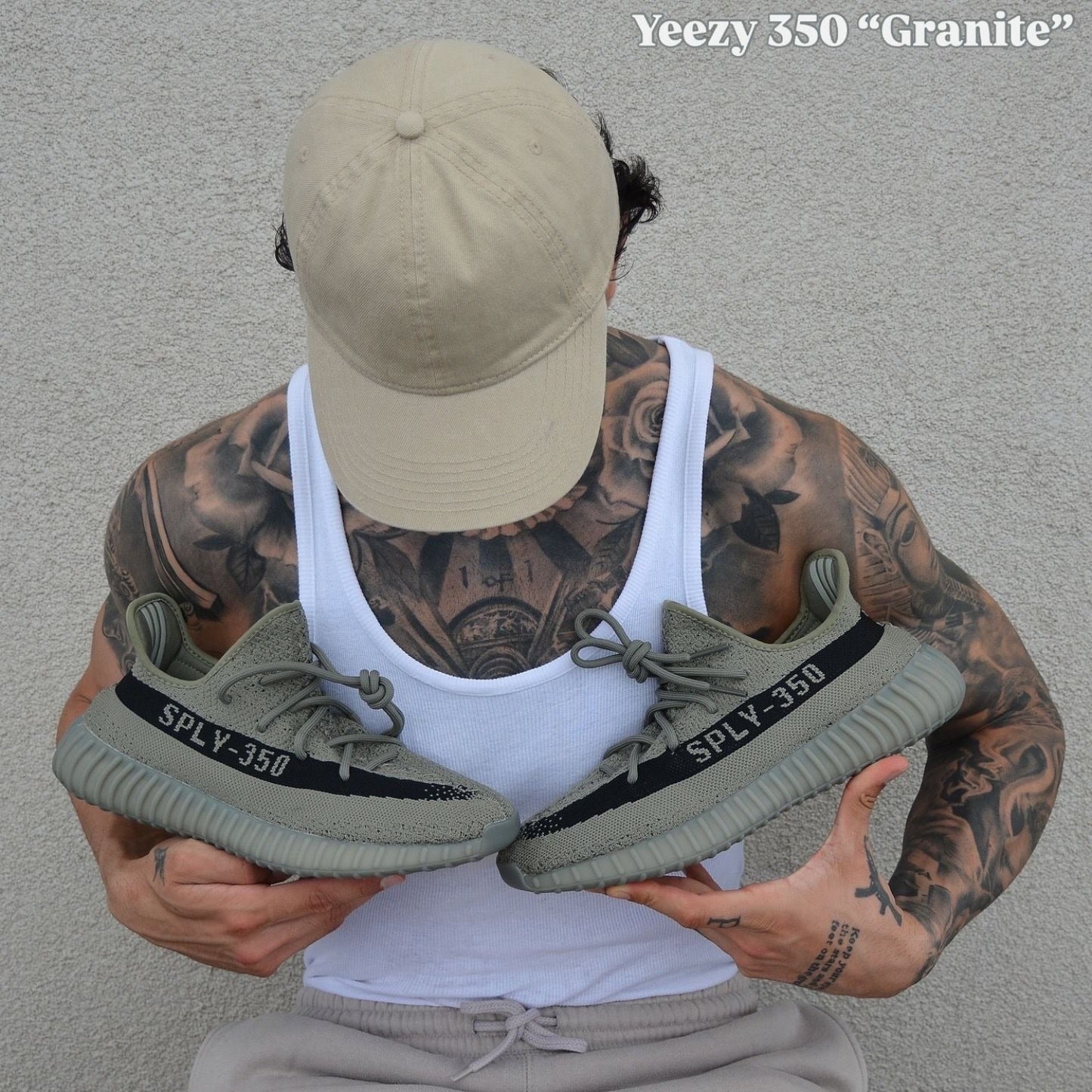 Pantofi Sport Yeezy Boost 350 V2 Granite Khaki Verde