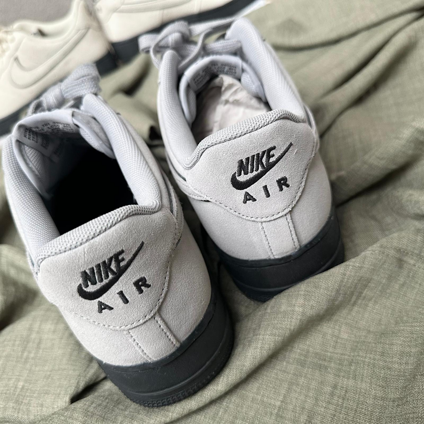Pantofi Sport Nike Air Force 1 Low Grey Black Sole HQ1966-001
