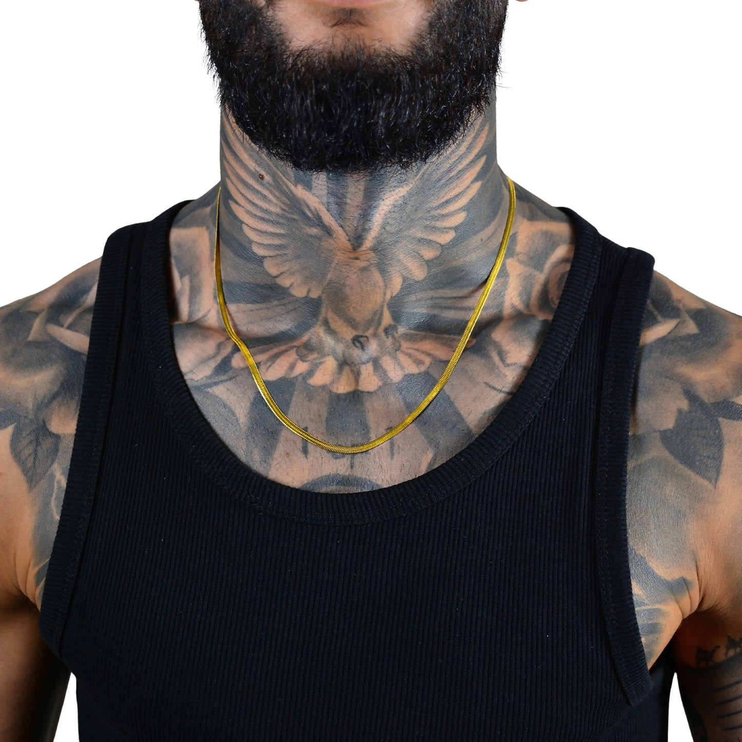 Set Colier+Bratara Snake Auriu Unisex