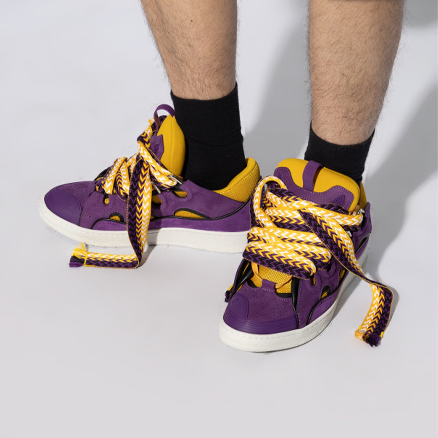 Pantofi Sport Lanvin Curb Purple Lakers