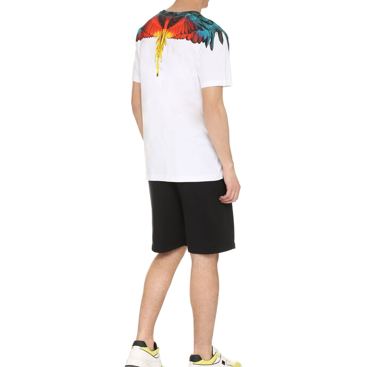 Tricou Marcelo Burlon White-Multicolor Red CMAA018S22JER001