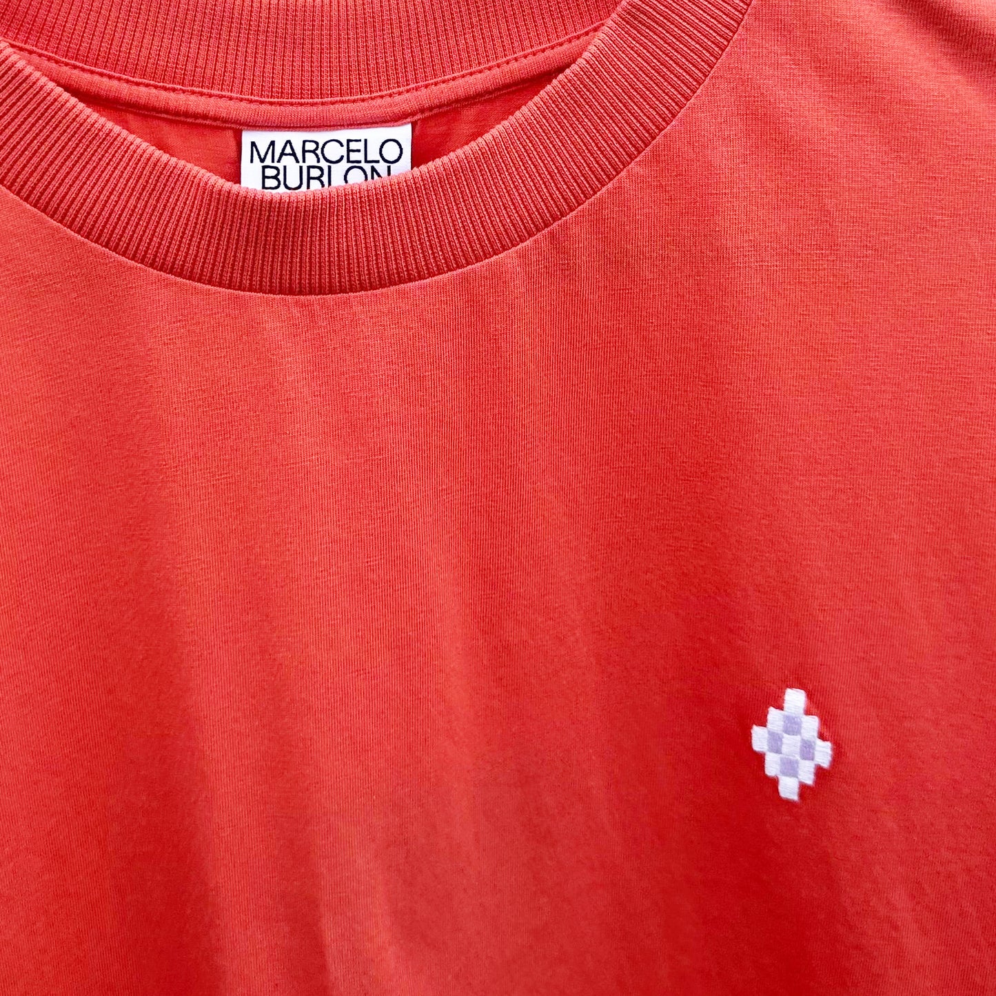 Tricou Marcelo Burlon Orange CMAA056S24JER003