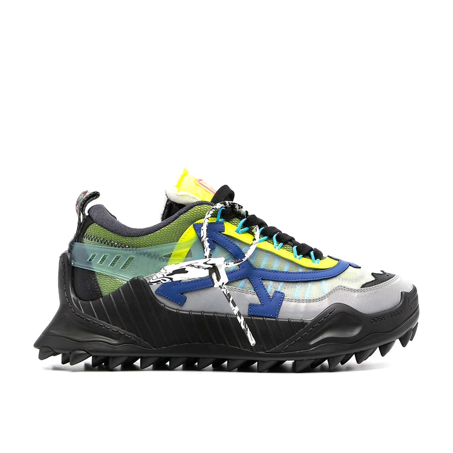 Pantofi Off-White Odsy-1000 Grey-Lime Gri inchis