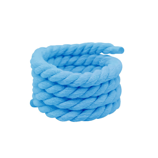 Sireturi grose-Rope Laces 10 mm pentru custom-ul Nike Air Force 1 Low Blue