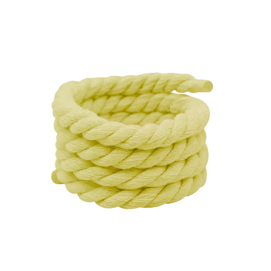 Sireturi grose-Rope Laces 10 mm pentru custom-ul Nike Air Force 1 Low Galben