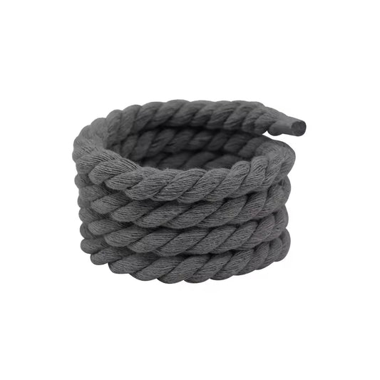 Sireturi grose-Rope Laces 10 mm pentru custom-ul Nike Air Force 1 Low Dark Grey