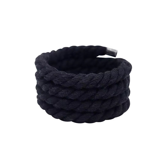 Sireturi grose-Rope Laces 10 mm pentru custom-ul Nike Air Force 1 Low Black