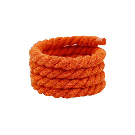 Sireturi grose-Rope Laces 10 mm pentru custom-ul Nike Air Force 1 Low Orange