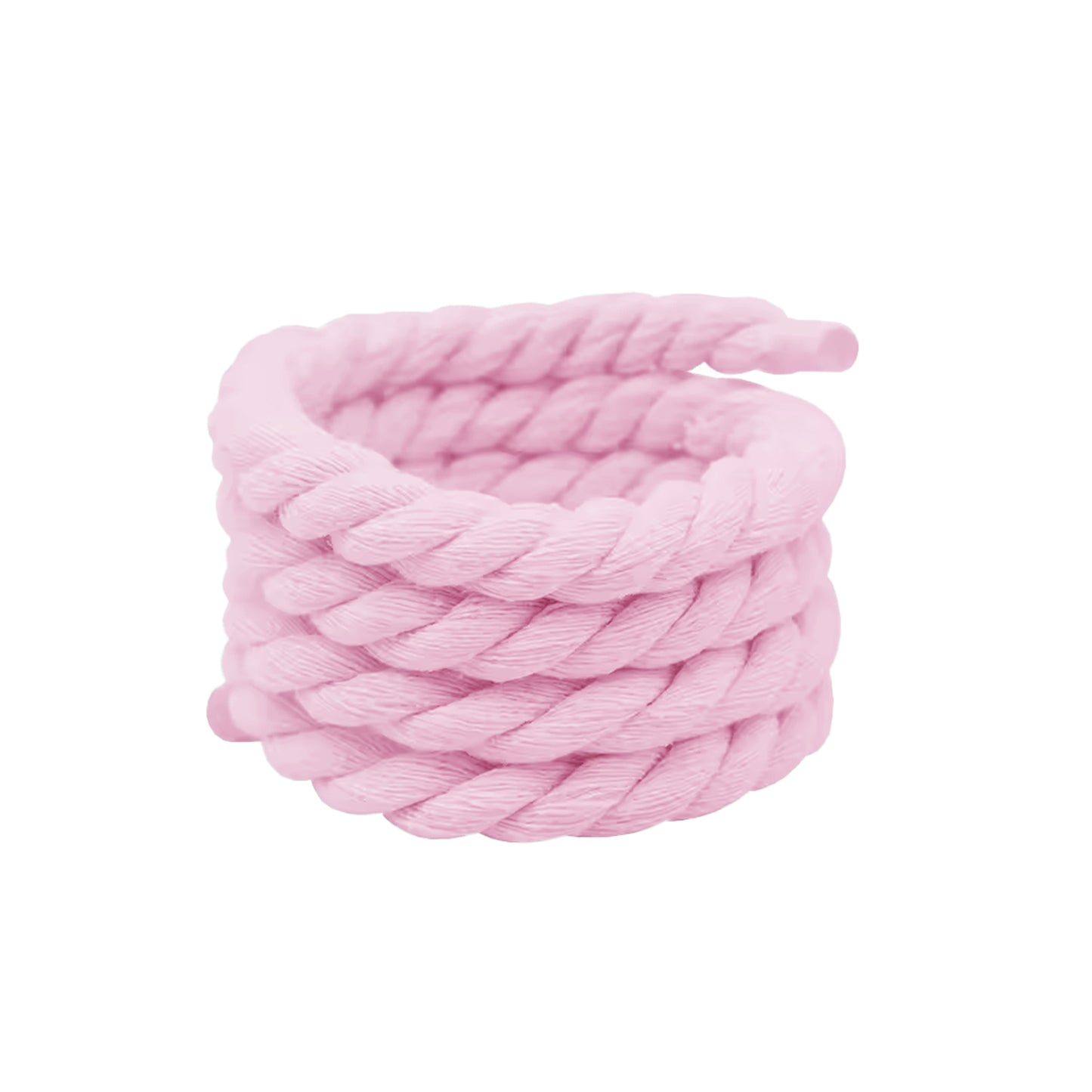 Sireturi grose-Rope Laces 10 mm pentru custom-ul Air Force 1 Low-Roz