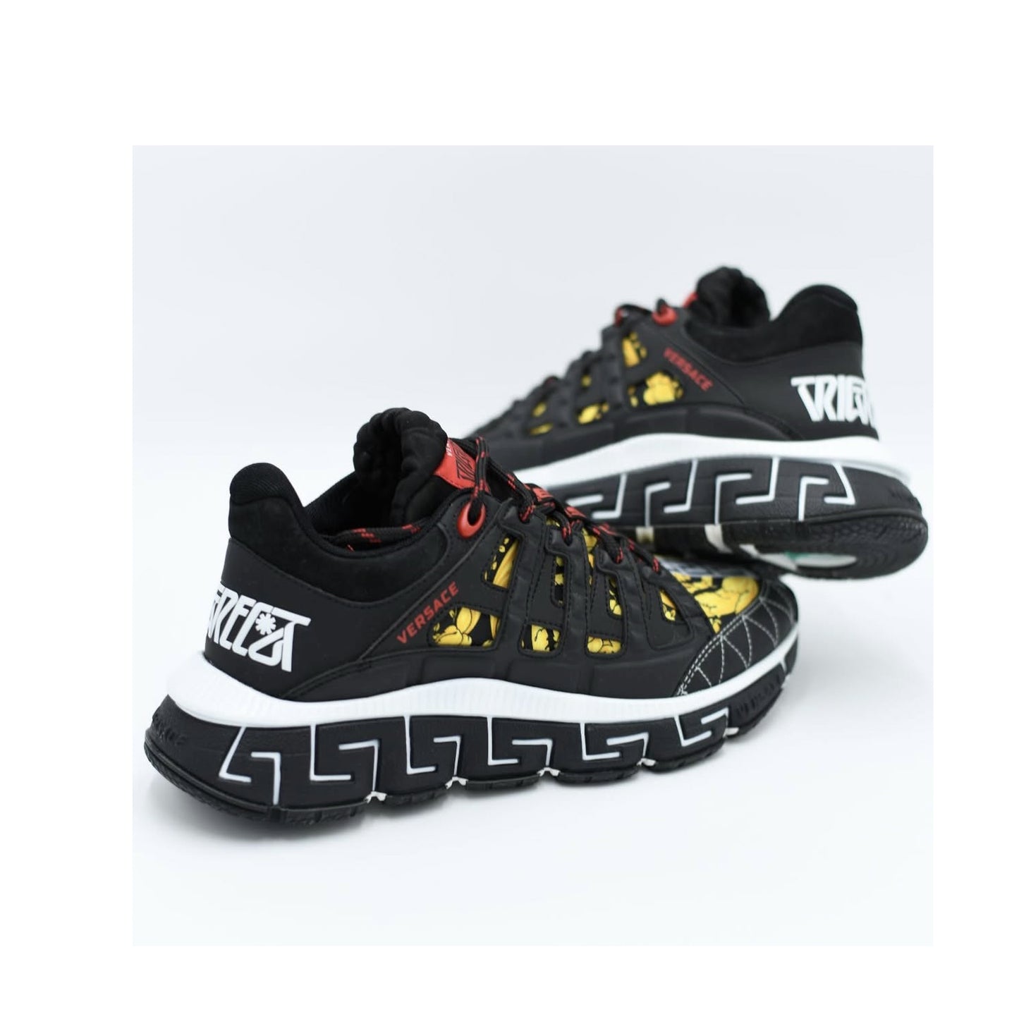 Pantofi Sport Versace Trigreca Barocco Print Black