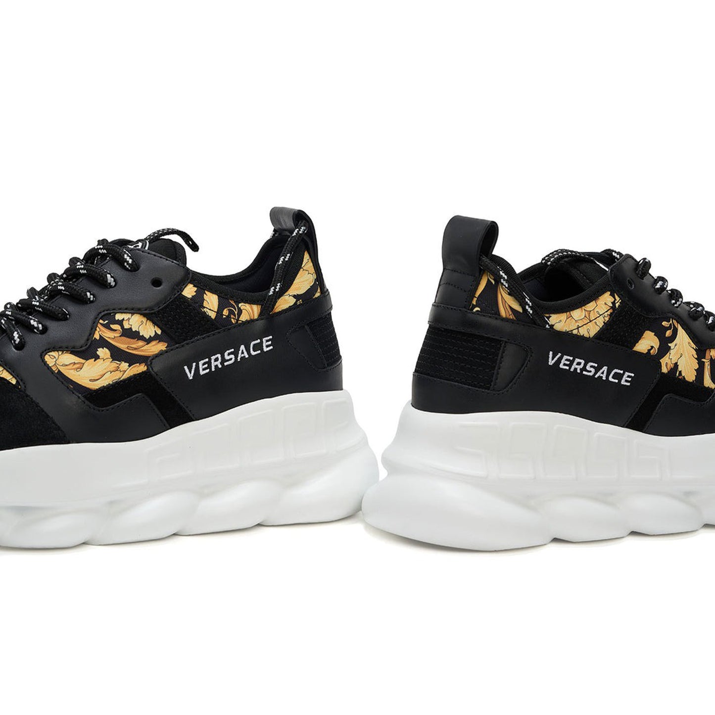 Pantofi Sport Versace Chain Reaction V3 Negru-Barocco Print