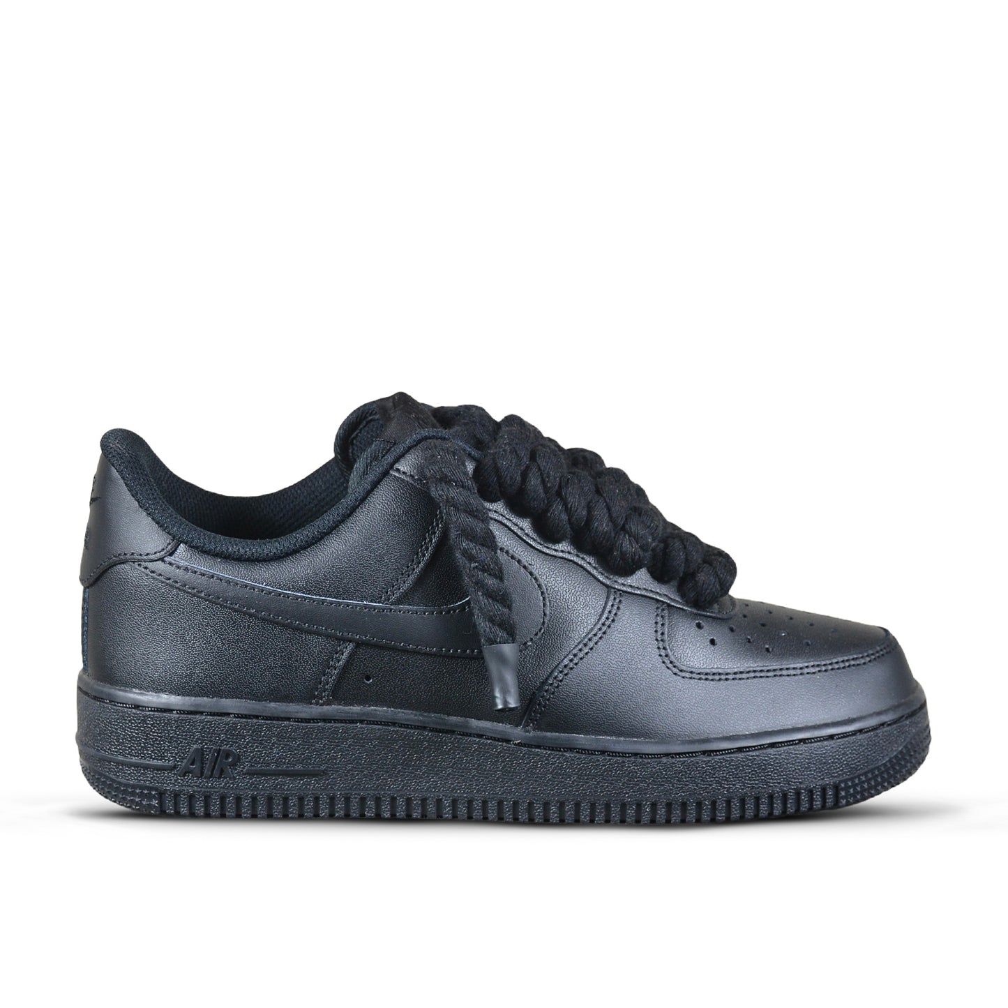 Air Force 1 Low Negru Custom Rope 