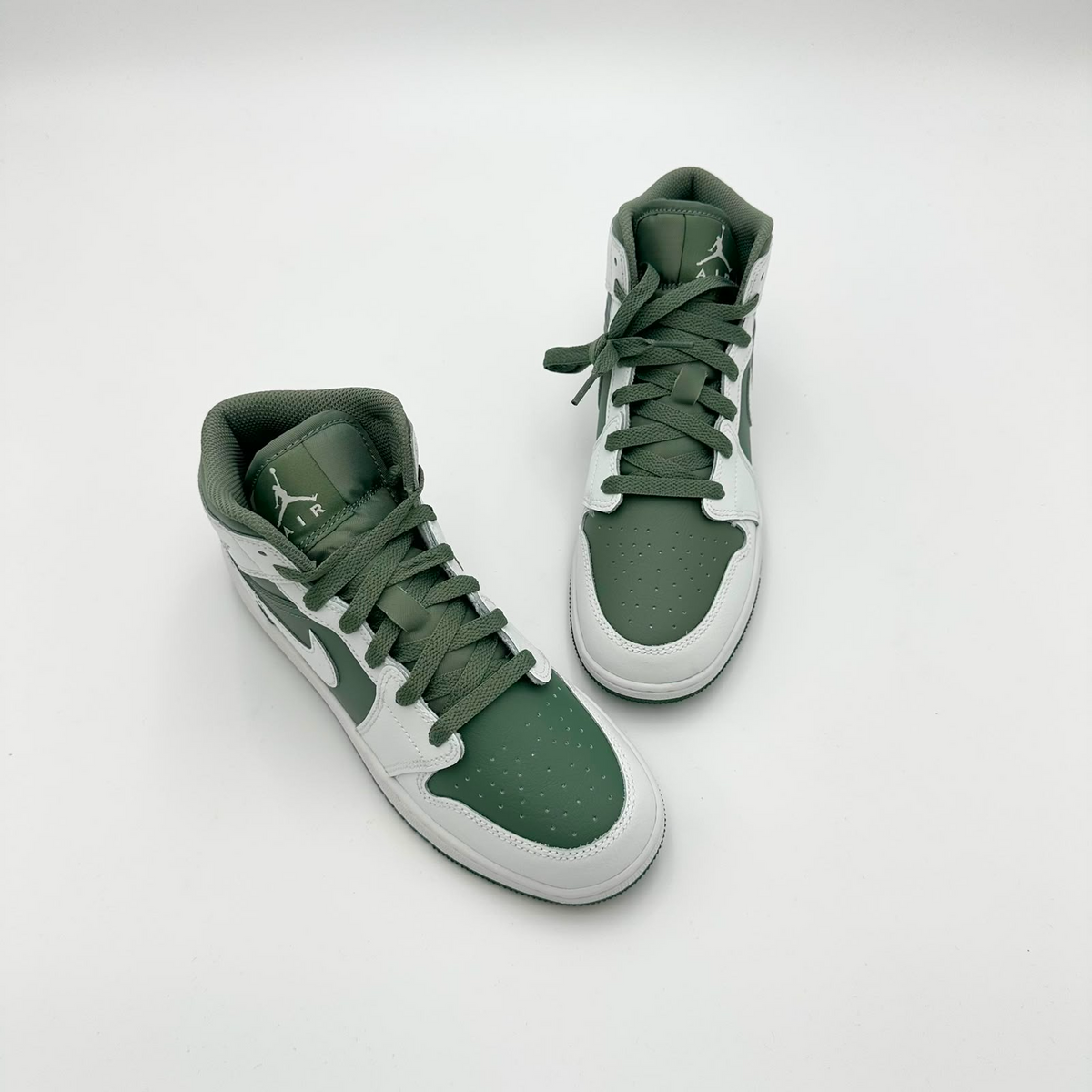Pantofi Sport Air Jordan 1 Mid Vintage Green Verde Khaki DQ8423-107