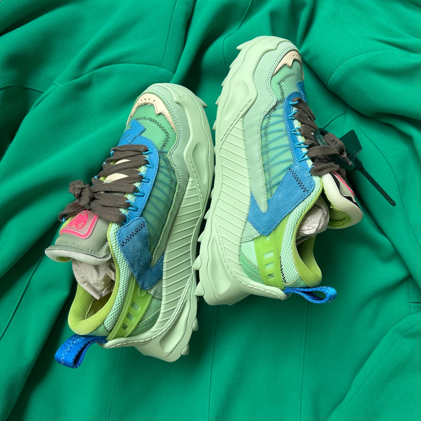 Pantofi Off-White Odsy-1000 Verde OWIA180F21FAB0025045