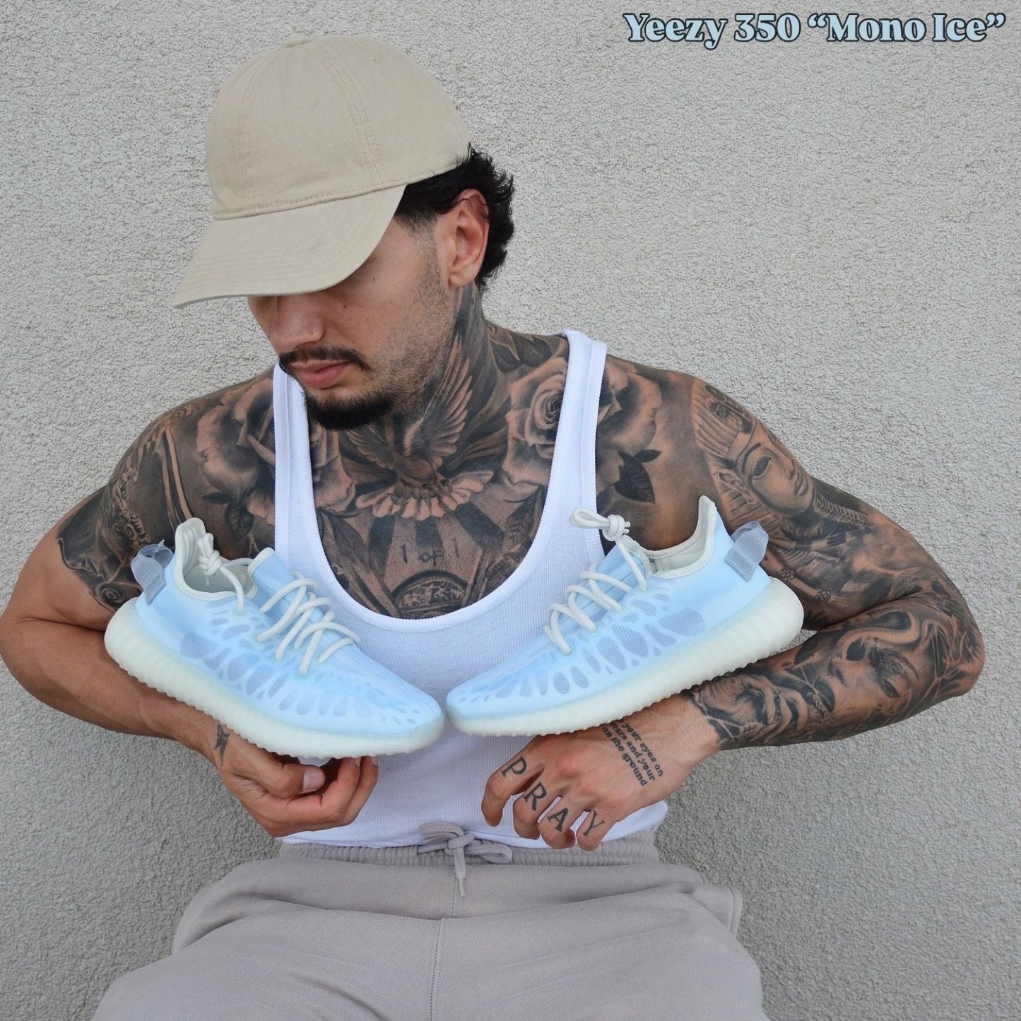 Pantofi Sport Yeezy Boost 350 V2 Mono Ice