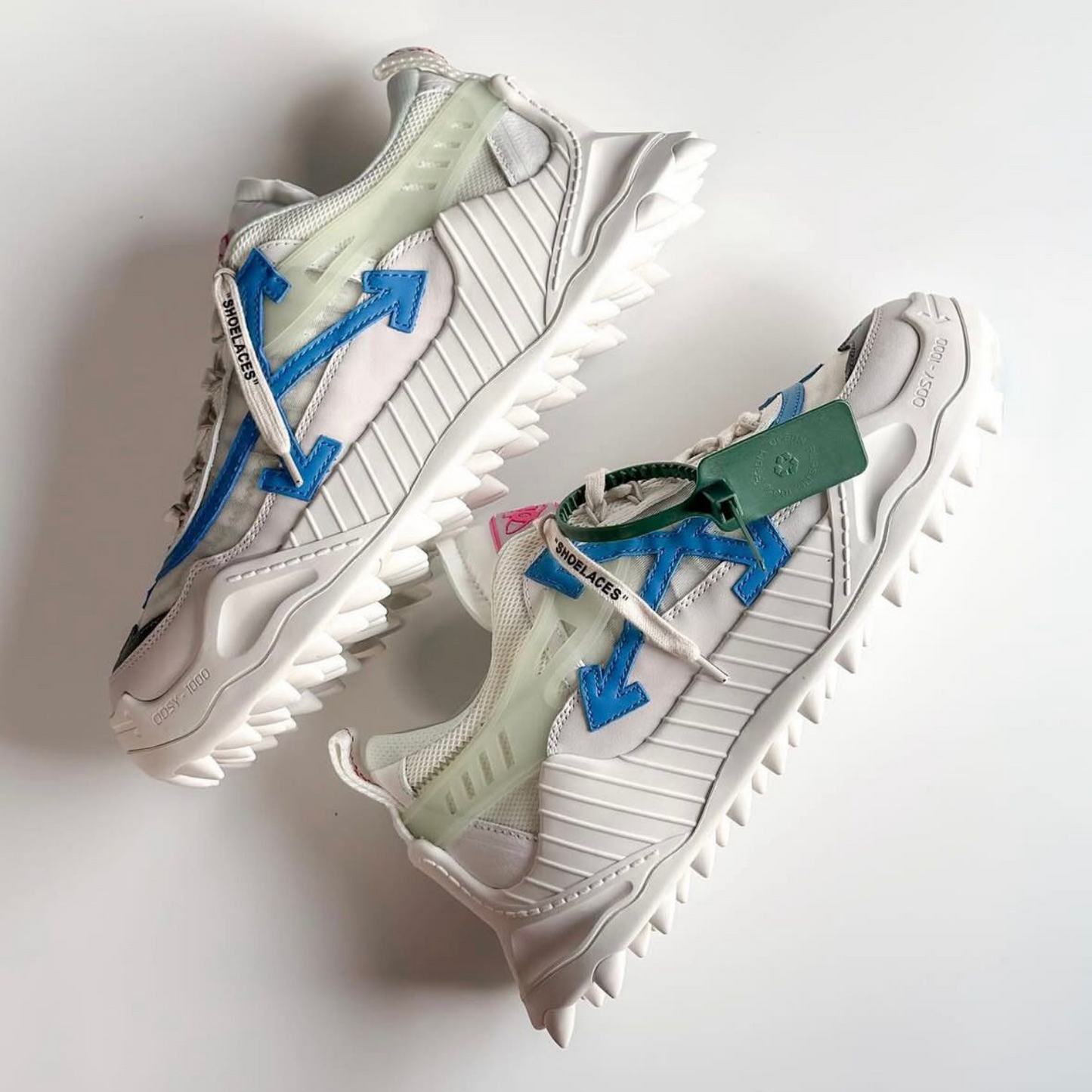 Pantofi Sport Off-White Odsy-1000 White Blue Cream