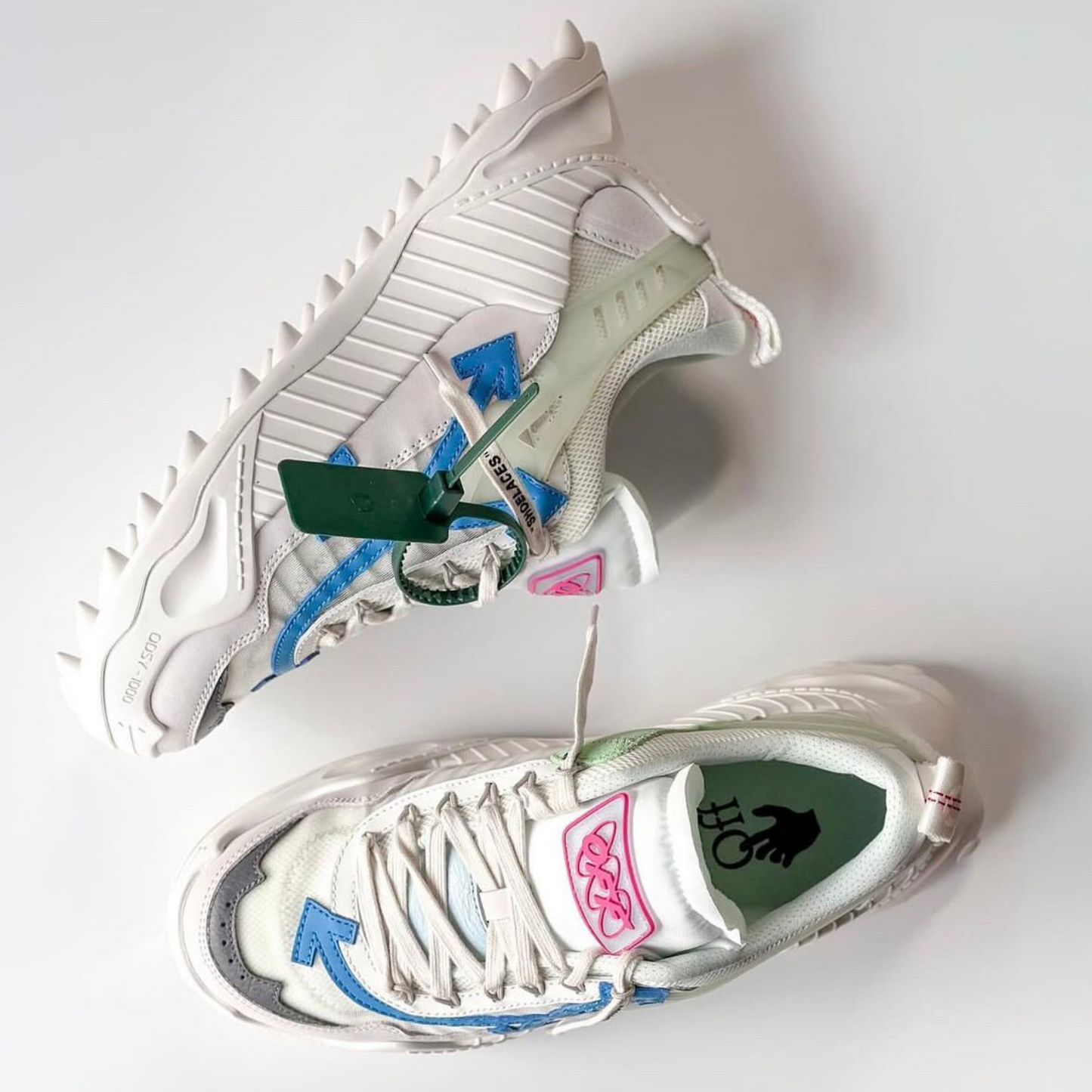 Pantofi Sport Off-White Odsy-1000 White Blue Cream