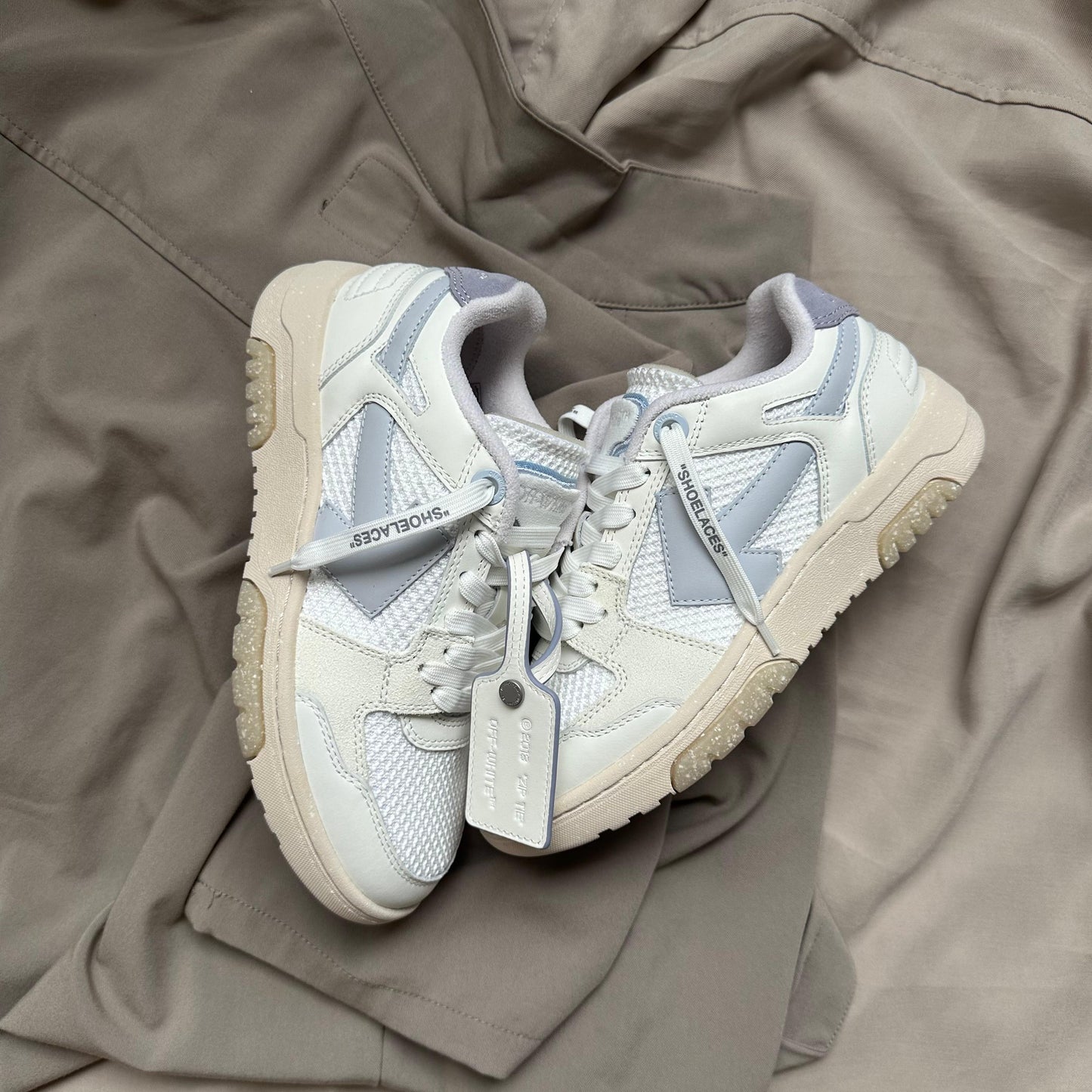 Pantofi Sport Off-White Out Of Office Low Gri Bej