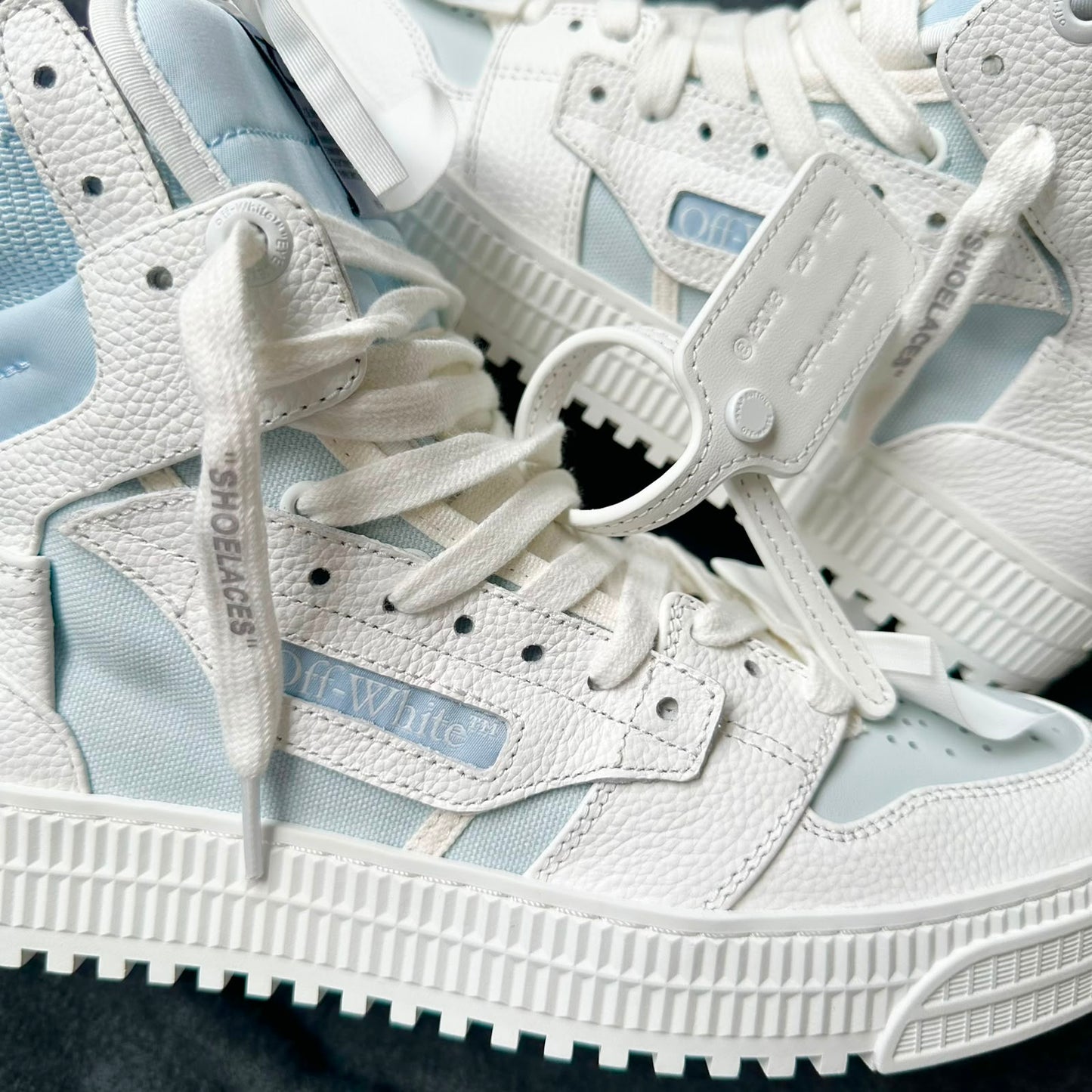 Pantofi Sport Off-White Off-Court 3.0 Ice Blue OMIA065S25LEA0050104