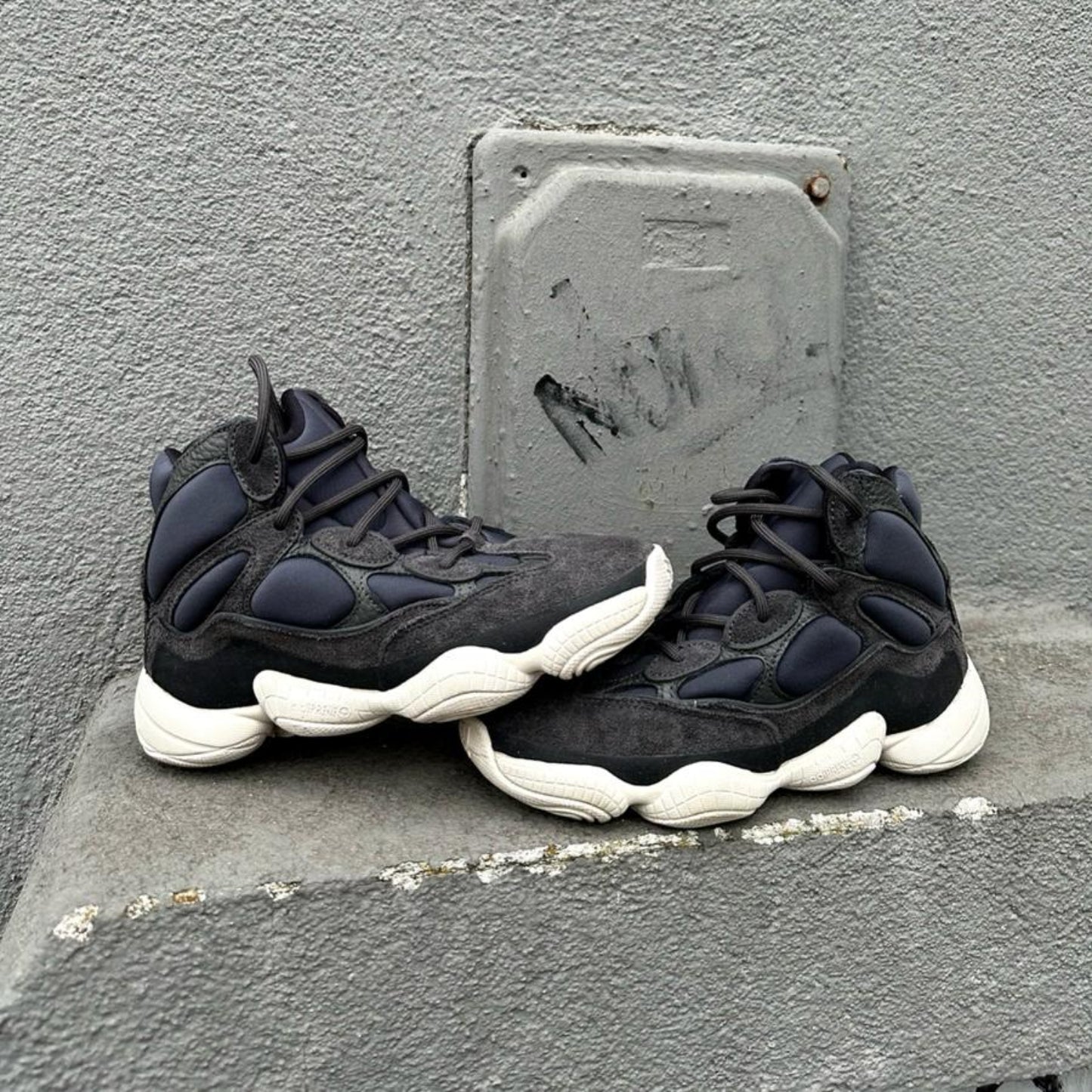 Pantofi Sport Yeezy Boost 500 High Slate