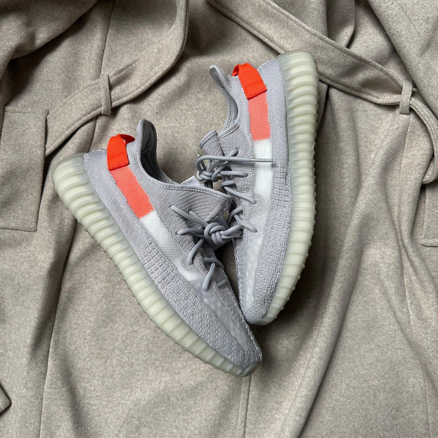 Pantofi Sport Pantof Sport Yeezy Boost 350 V2 Tail Light Gri Orange