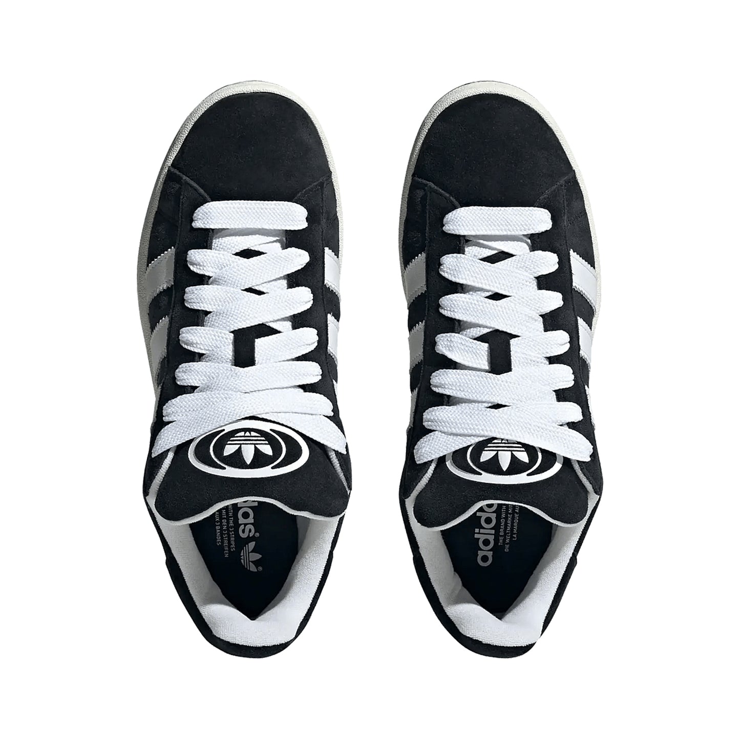 Pantofi Sport Adidas Campus 00 Black White Gum HQ6638