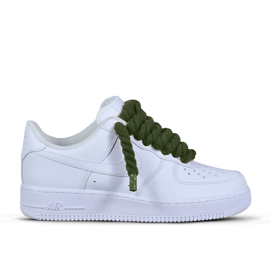 Pantofi Sport Nike Air Force 1 Low Rope Laces Oil Green-Military Green